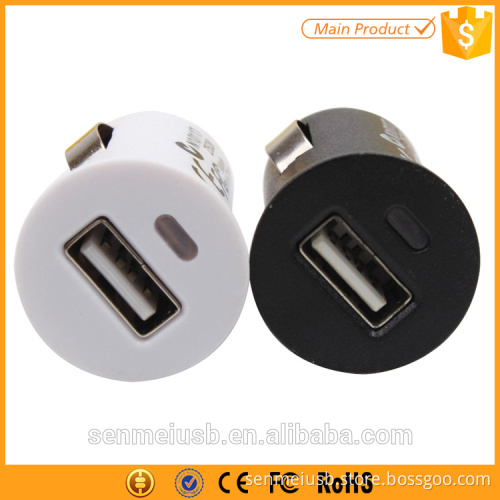 customized printing dual usb charger car adapter